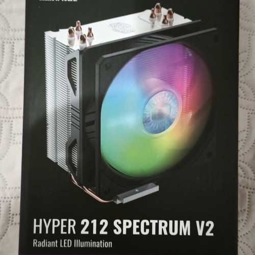 CoolerMaster Hyper 212 Spectrum V2 CPU cooler with RGB