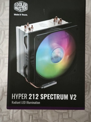 CoolerMaster Hyper 212 Spectrum V2 CPU cooler with RGB