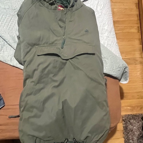Merc London jacket used, olive color, size M