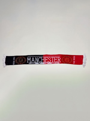 Manchester United 90’s pride of the north double-sided scarf