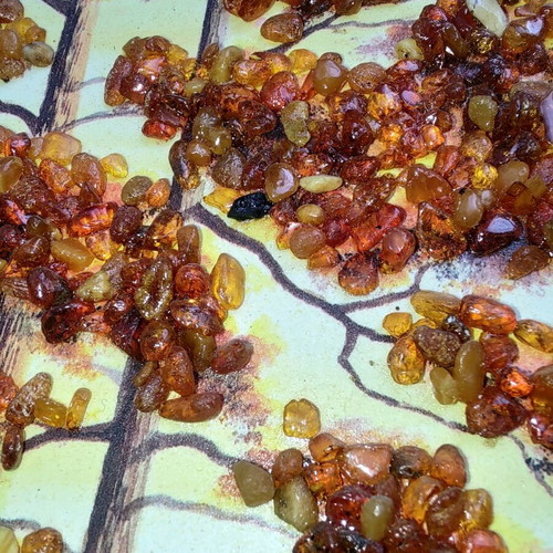 Amber frames like new with embossed amber parts