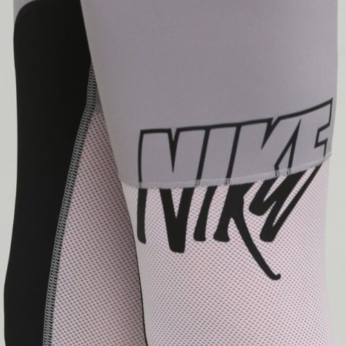 Nike Dri Fit sports leggings like new, grey with black design, XS-S