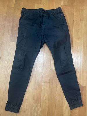 Hollister Skinny Jogger Pants Black Size L Like New