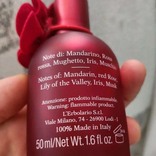 Rosa Purpurea L'Erbolario Eau de Parfum 50 ml like new