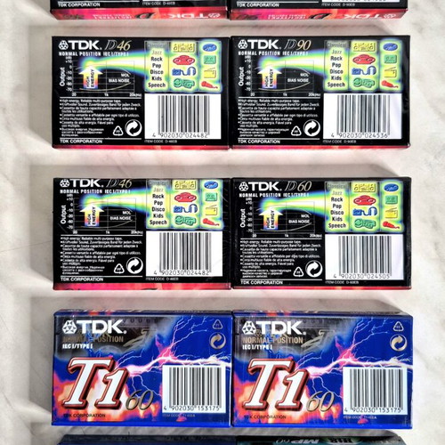 Audio cassettes new, sealed pack of 10