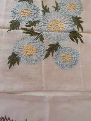 Χειροποίητο κέντημα 35×35 καινούργιο, για μαξιλάρια ή πίνακες