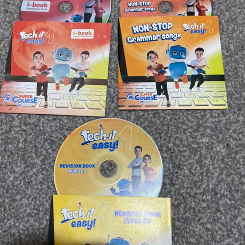 English DVD set used, pack of 8