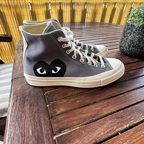 Comme De Garcon Converse Play sneakers, grey, size 42.5