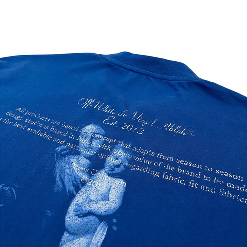 Off White Stamp Marry T-shirt like new, size 2XL, blue