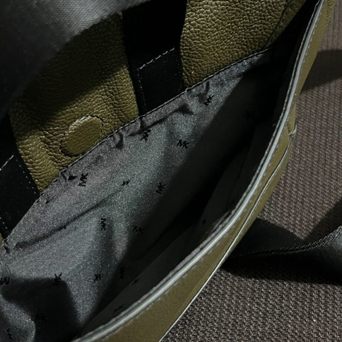 Michael Kors Cooper Crossbody Leather Bag like new, olive green