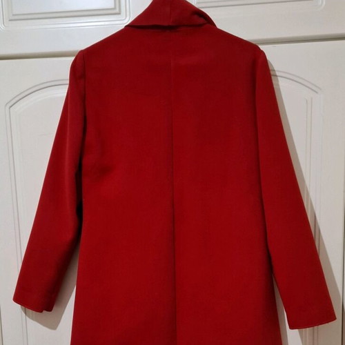 Women's red coat size M like new