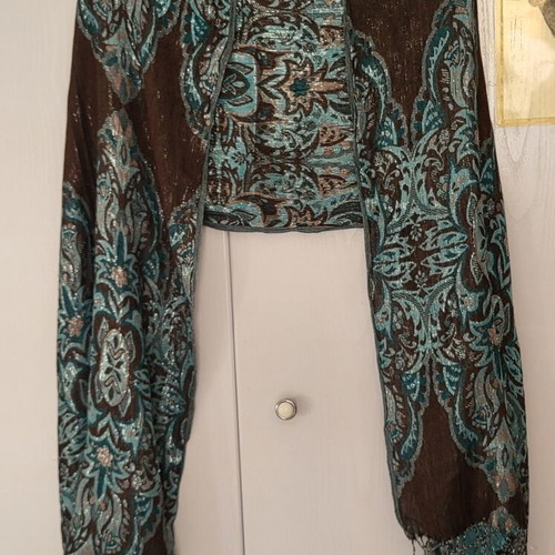 Vintage Boho Chic Scarf Pashmina like new, 90% viscose