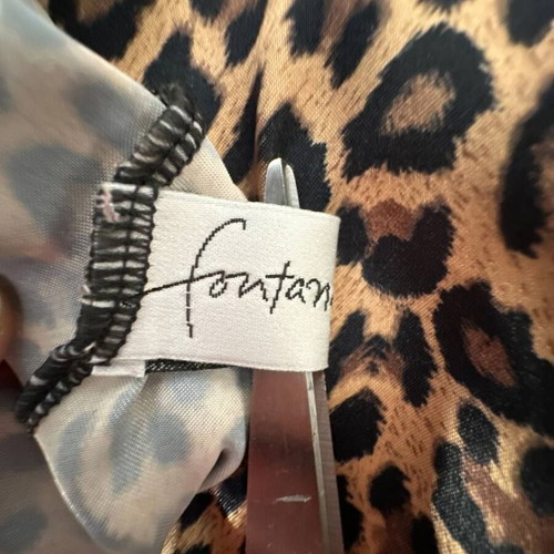 Fontana di Vita Satin Leopard Nightdress Size M like new