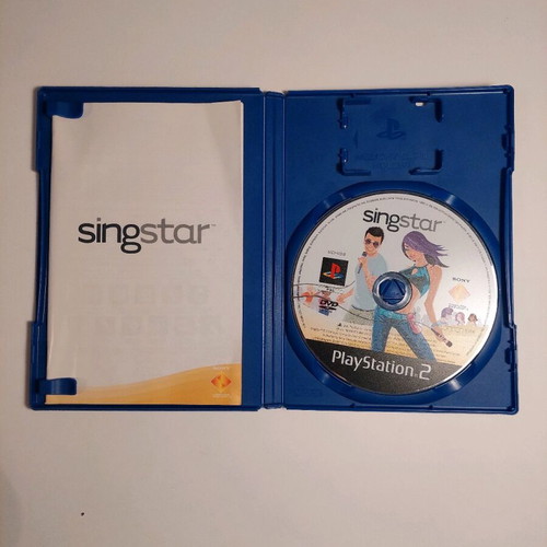 SingStar for PS2 like new with 2 microphones