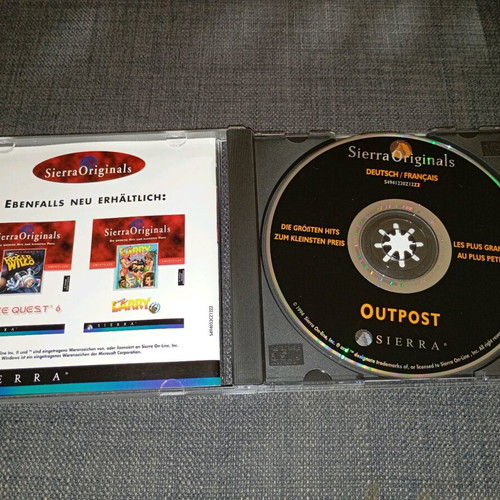Outpost PC used strategy game Sierra with box and manual