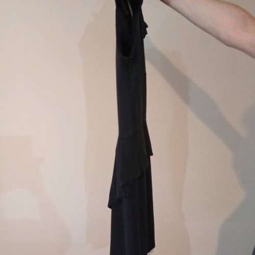Black Grama dress like new, viscose, size M