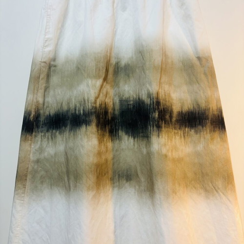 Massimo Dutti midi skirt like new, gradient, pockets, elastic waist, size L