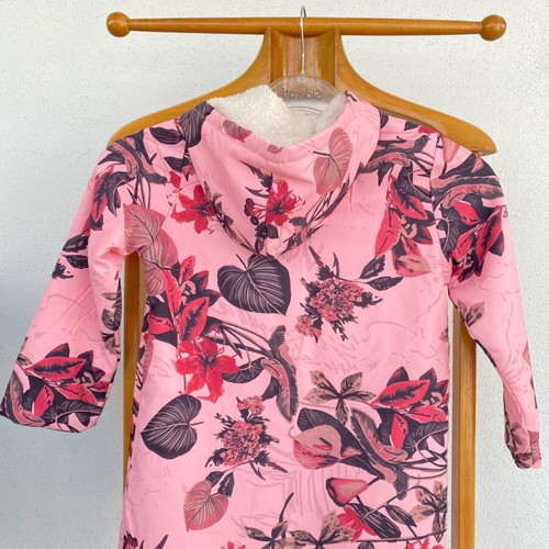 Girls' pink outerwear like new, size 116 cm