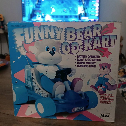 Bear toy in Kart 1995 like new, Mani industries