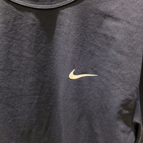 Nike Dri-Fit men's sport shirt, blue and white, size L