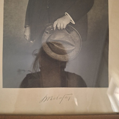 Framed Ioannis Metaxas 1937 used, 58×44 cm