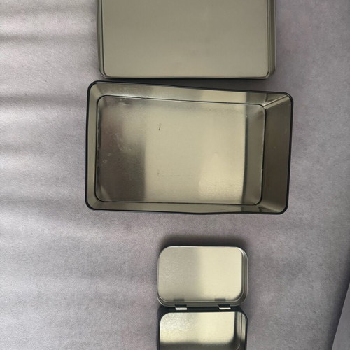 Storage boxes shaped like calculators, set of 2, like new