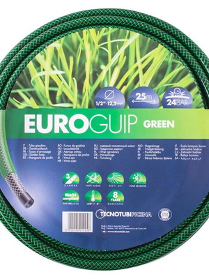 Euroguip Green Garden Hose 25m 1/2" New