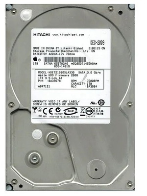Hitachi HDE721010SLA330 HDD 1TB 3,5'' SATA употребяван