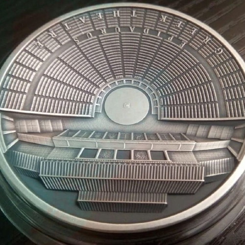Ancient Epidaurus 3oz .999 Silver new with certificate