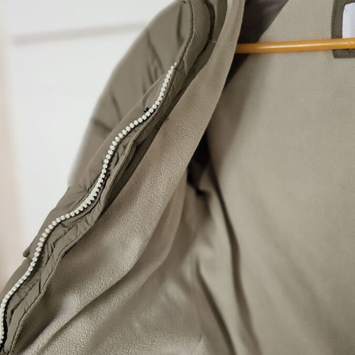 Zara hooded puffer jacket used, very warm, size 3-4 years, olive green