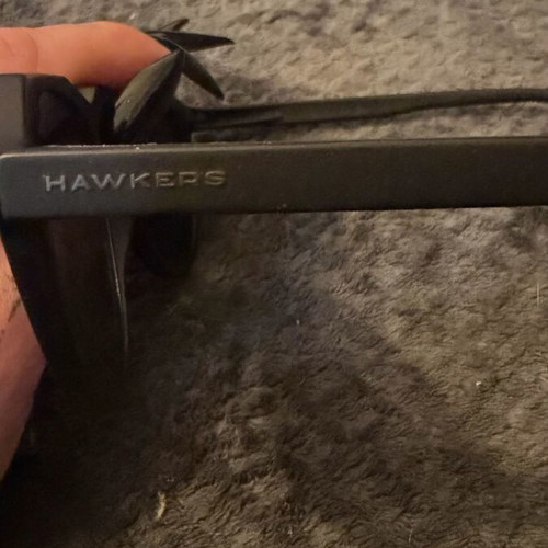 Hawkers Sunglasses Like New, Matte Black Frame, Silver Mirror Lenses