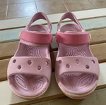 Crocs κοριτσίστικα μεταχειρισμένα, νούμερο 24-25, ροζ πέδιλα