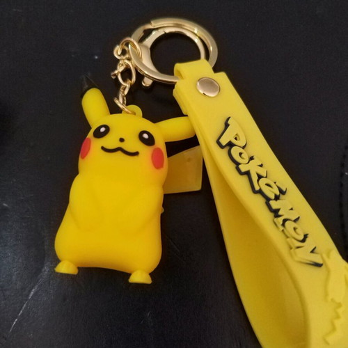 Pokemon Pikachu keychain new, multicolor yellow