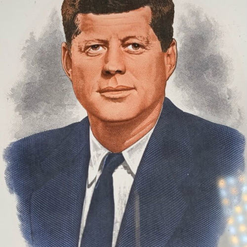 John Kennedy tile used 15x15 cm