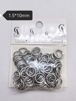 Stainless Steel Open Jump Rings 1.5x10mm Pack of 100 New