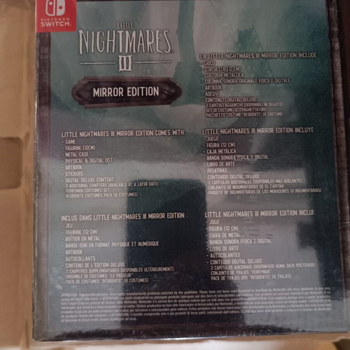 Little Nightmares 3 Mirror Edition Nintendo Switch new sealed