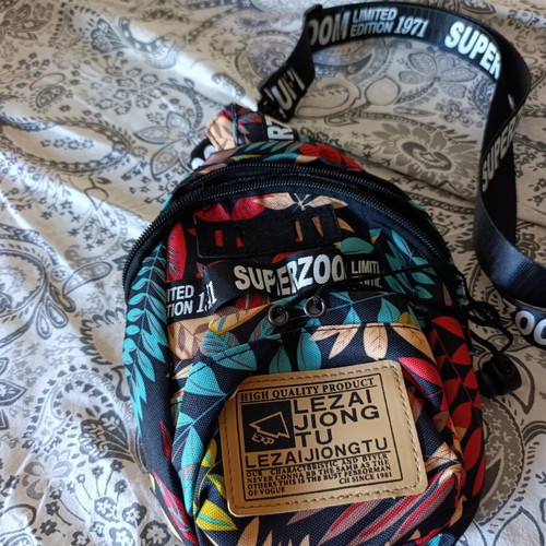 Crossbody bag unisex multicolor like new