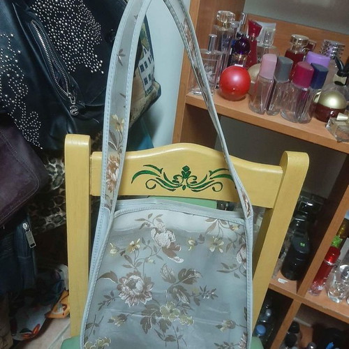 Shoulder bag new, transparent with inner pocket and double zipper
