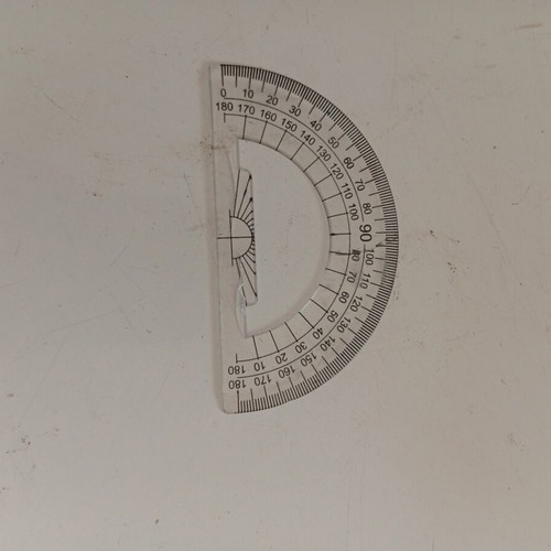 Trigonometry instruments set used, 2 rulers, 9 triangles, 7 protractors