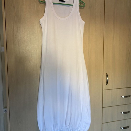 White cotton dress Lumina tank top style, like new, size M
