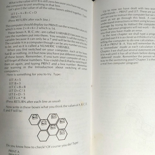 Computing Is Easy book used, English