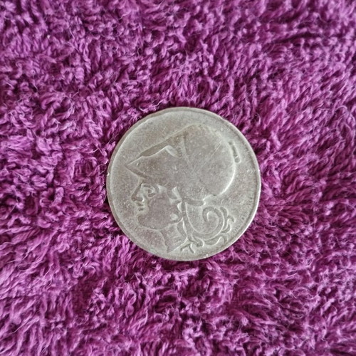 Collectible coins used 1926, 1 Drachma and 8 of 2 Drachmas