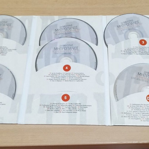 Dimitris Mitropanos Ta Tragoudia Tis Psychis Mou CD used, laiko