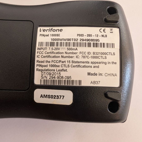 VeriFone PINpad 1000SE like new payment terminal