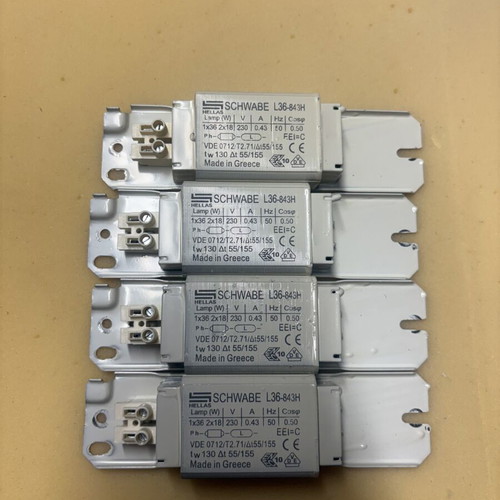 Schwabe Hellas L36-843H Fluorescent Ballast Like New (1x36W / 2x18W)