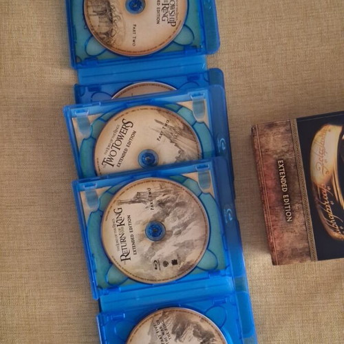 The Lord of the Rings Blu-ray Trilogy extended edition like new