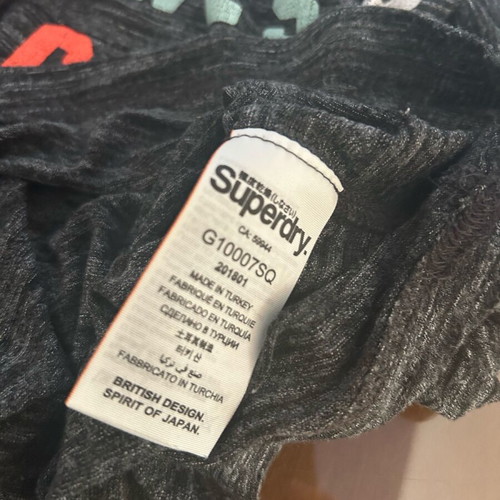 Superdry women's short sleeve grey t-shirt like new
