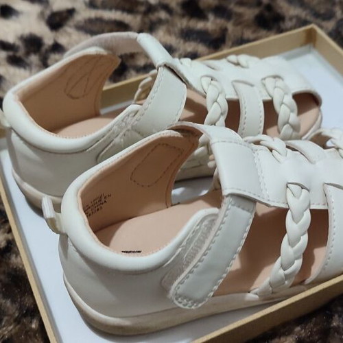 H&M sandals used, white, size 24