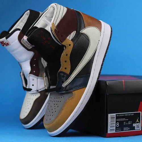 Nike Air Jordan 1 High Multi Color Patchwork new custom handmade sneakers