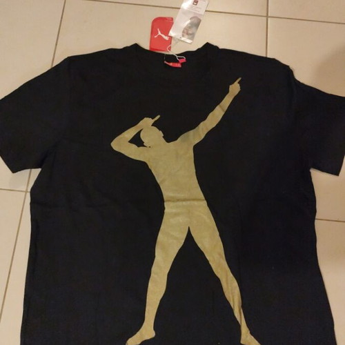 Puma Usain Bolt Berlin 2009 T-Shirt XXL new, Cotton made in Africa
